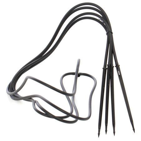 Kit pentru ciuperca de picurare 4x, negru, polietilena
