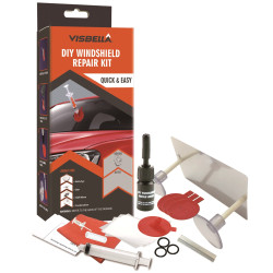 Kit reparatie parbriz auto, Visbella 6970625540837, 15 elemente