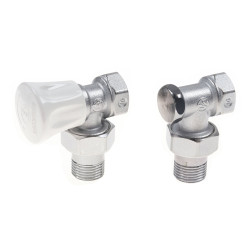 Kit robinet calorifer tur + robinet calorifer retur Giacomini R705KX003, alama, 1/2"
