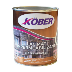 Lac impermeabil pentru piatra si beton Kober, interior / exterior, transparent, 0.75 L