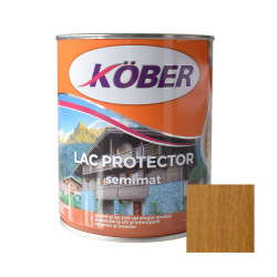 Lac pentru lemn, Kober semimat, stejar inchis, interior / exterior, 0.75 L