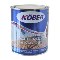 Lac pentru lemn Kober Yacht Plus, incolor, interior / exterior, 0.75 L