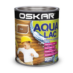 Lac pentru lemn Oskar Aqua Lac, alun, pe baza de apa, interior / exterior, 0.75 L