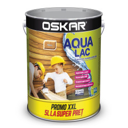 Lac pentru lemn Oskar Aqua Lac, mahon, pe baza de apa, interior / exterior, 5 L