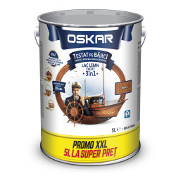 Lac pentru lemn Oskar Yacht, stejar, interior / exterior, 5 L