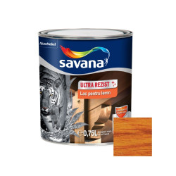 Lac pentru lemn Savana Ultra Rezist, cires, interior / exterior, 0.75 L