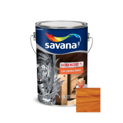 Lac pentru lemn Savana Ultra Rezist, cires, interior / exterior, 5 L