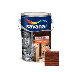 Lac pentru lemn Savana Ultra Rezist, mahon, interior / exterior, 5 L