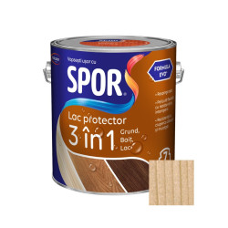 Lac protector 3 in 1 pentru lemn, Spor, incolor, mat, interior / exterior, 2.5 L