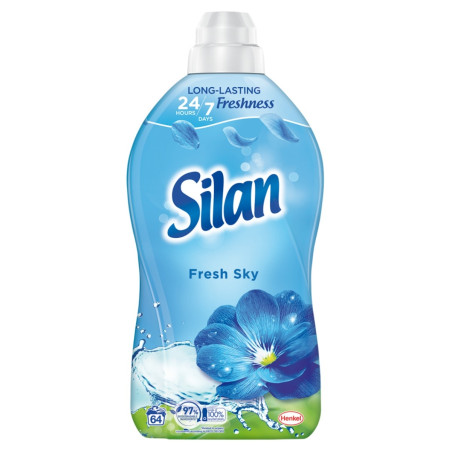 Balsam de rufe Silan Fresh Sky, parfum proaspat, 1.408 L