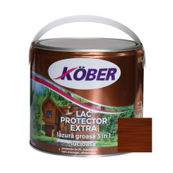 Lac / lazura groasa pentru lemn, Kober Extra 3 in 1, palisandru, interior / exterior, 2.5 L