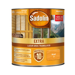 Lac / lazura pentru lemn, Sadolin Extra, brad, exterior, 0.75 L