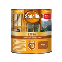 Lac / lazura pentru lemn, Sadolin Extra, mahon, exterior, 0.75 L