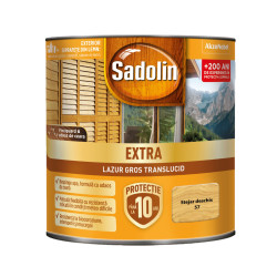 Lac / lazura pentru lemn Sadolin Extra, stejar deschis, exterior, 0.75 L
