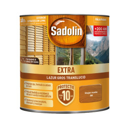 Lac / lazura pentru lemn, Sadolin Extra, stejar rustic, exterior, 0.75 L