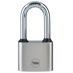 Lacat cu cheie Yale Y112/40/138/1, otel, rezistent la umiditate, argintiu, 40 mm