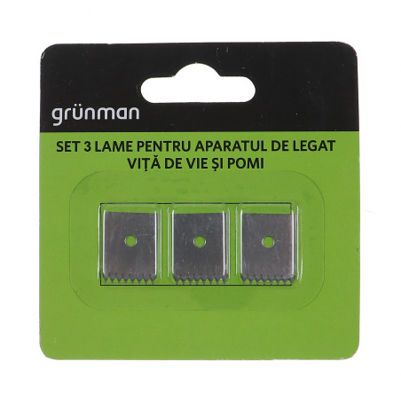 Lama pentru aparat pentru legat vita-de-vie si pomi fructiferi Grunman, set 3 buc