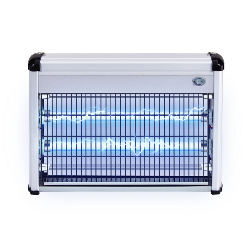 Lampa antiinsecte cu UV / insectocutor EV1, 2 x 8W, 30 mp