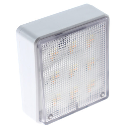 Lampa de veghe LED Hoff, 0.5W, dimabila, control temperatura culoare, telecomanda, alimentare baterii