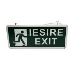 Lampa exit MF0011-11670, 2 fete, pentru evacuare de urgenta, LED, 1W, autonomie 90 minute