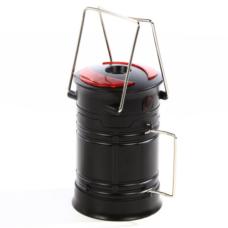 Lampa LED camping Hoff, 3 functii, alimentare baterii