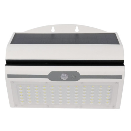 Lampa solara cu LED Butterfly, 4.5 W, lumina rece, cu senzor de miscare, alb, exterior