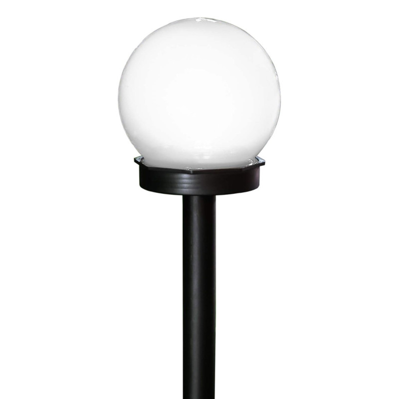 Lampa solara LED Hoff, glob, plastic, H 38 cm, exterior