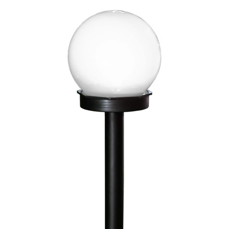 Lampa solara LED Hoff, glob, plastic, H 38 cm, exterior