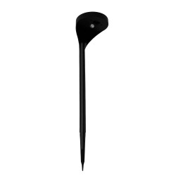 Lampa solara LED Hoff, plastic, H 49 cm, neagra, exterior
