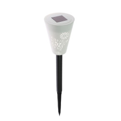 Lampa solara LED RGB Hoff, fluture, plastic, H 34 cm, exterior