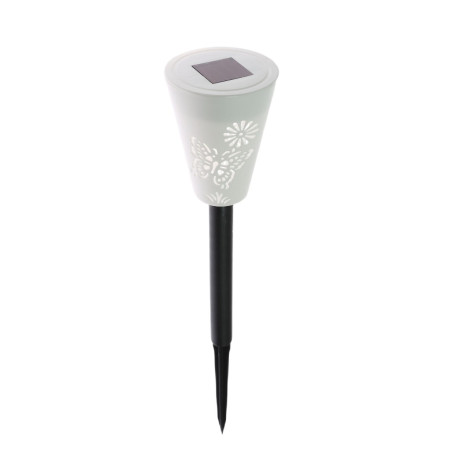 Lampa solara LED RGB Hoff, fluture, plastic, H 34 cm, exterior