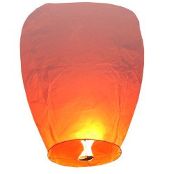 Lampion, hartie biodegradabila, diverse culori, 36 x 36 x 0.2 cm