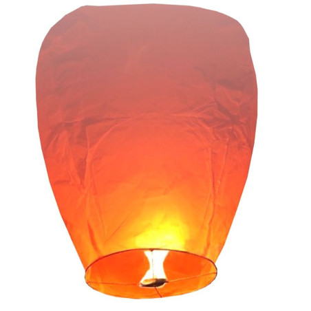 Lampion, hartie biodegradabila, diverse culori, 36 x 36 x 0.2 cm