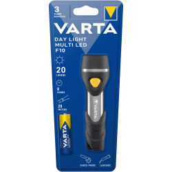 Lanterna LED Varta Day Light M F10 + 1 baterie Longlife Power AA, 20 lm