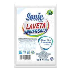 Laveta uz general, 3 buc / set, 25 x 25 cm