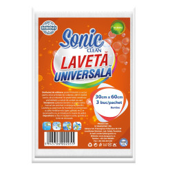 Laveta uz general, bumbac, 3 buc / set, 30 x 60 cm