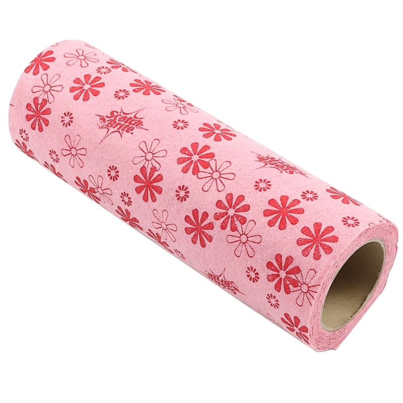 Laveta uz general Scotch-Brite, imprimeu floral, diverse culori, 44 x 15 cm, 13 buc / set
