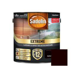 Lazura lucioasa pentru lemn, Sadolin Extreme, cu efect autocuratare, pe baza de apa, palisandru, interior / exterior, 2.5 L