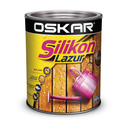 Lazura pentru lemn, Oskar Silikon Lazur, stejar, interior / exterior, 0.75 L