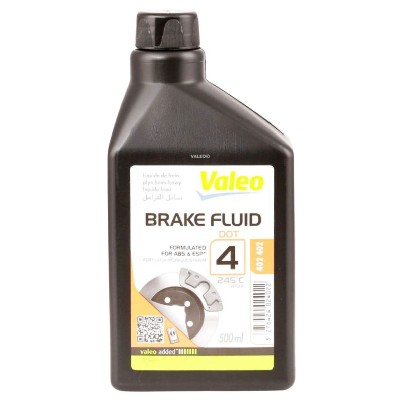 Lichid de frana auto, Valeo, DOT 4, 500 ml