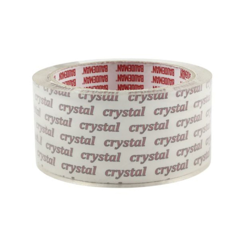 Banda adeziva pentru ambalare, Baudeman Cristal, transparent, 60 m x 48 mm Banda adeziva pentru ambalare, Baudeman Cristal, transparent, 60 m x 48 mm