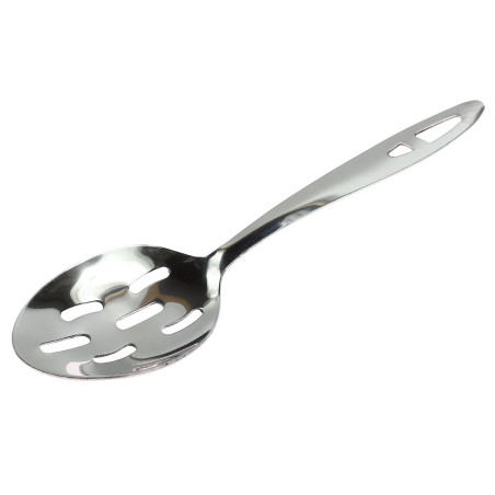 Lingura, cu gauri, inox, VK 2014-SLS, 6 x 3 x 23 cm