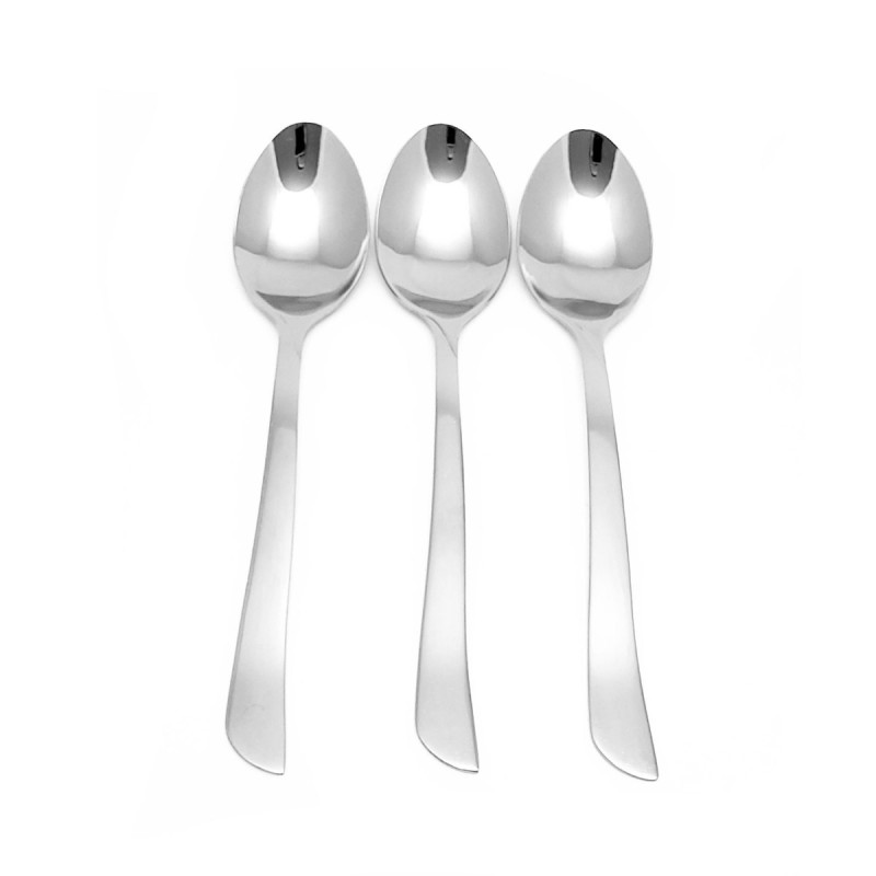 Lingura Kasemi 1101937, inox, 20.5 x 4.3 cm, set 3 bucati