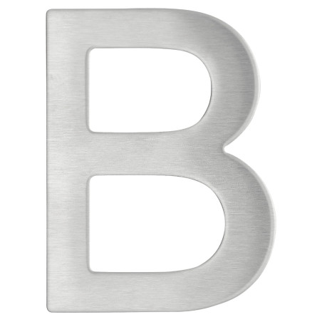 Litera B pentru casa, inox, argintiu, 7.6 x 7 cm