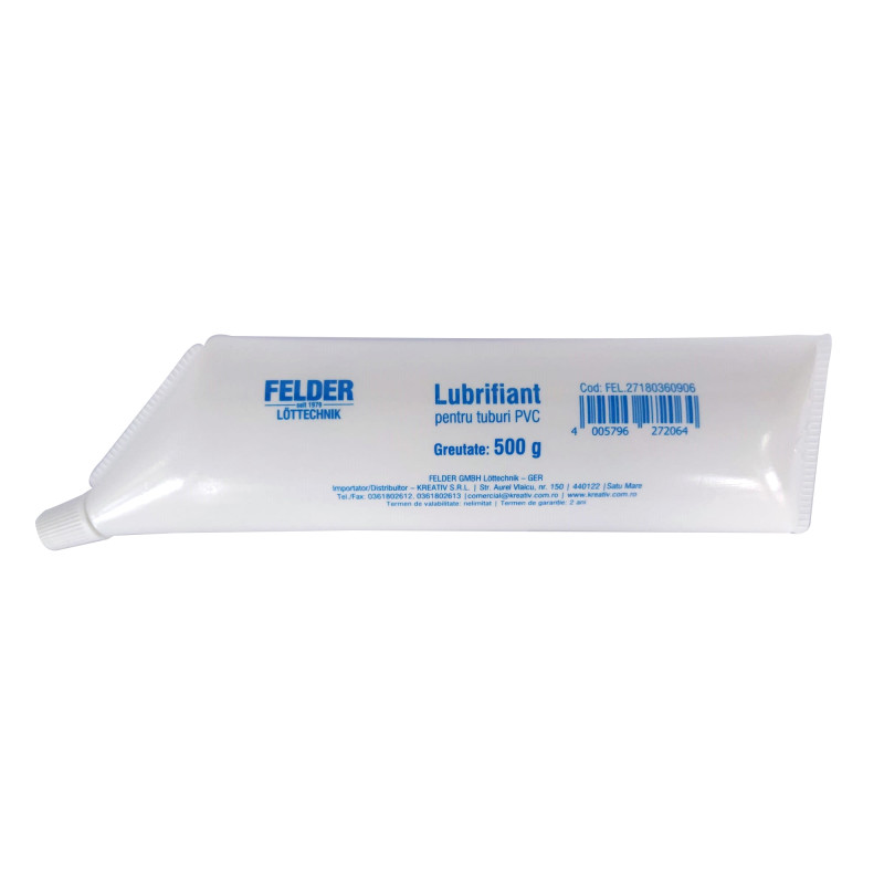 Lubrifiant pentru tevi PVC, Felder, 500 g