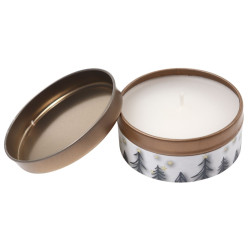 Lumanare parfumata decorativa Craciun, 420213620, parafina, frezie + para, 6 cm, timp de ardere 8 h