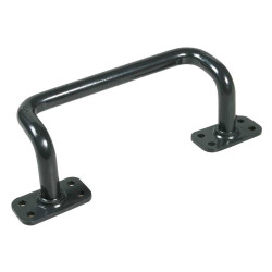 Maner curbat, negru, 180 x 65 mm