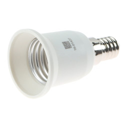 Adaptor dulie E14 - E27 metal si plastic 00-850/1427