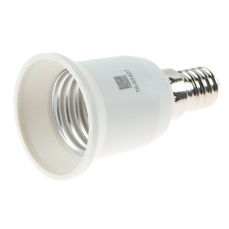 Adaptor dulie E14 - E27 metal si plastic 00-850/1427