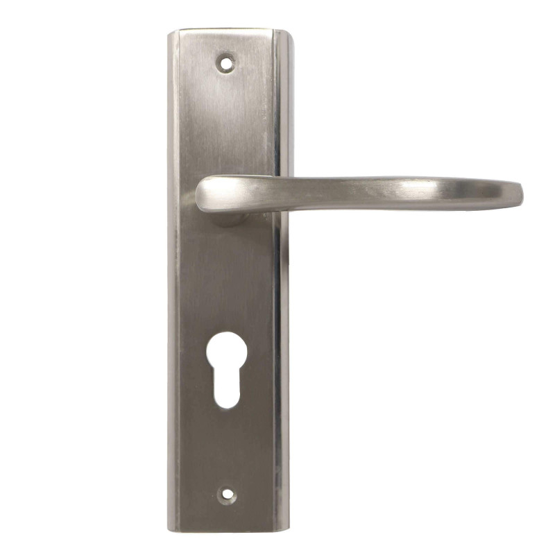Maner usa interior, cu sild, Super Door, pentru cilindru, metal, 40 mm Maner usa interior, cu sild, Super Door, pentru cilindru, metal, 40 mm